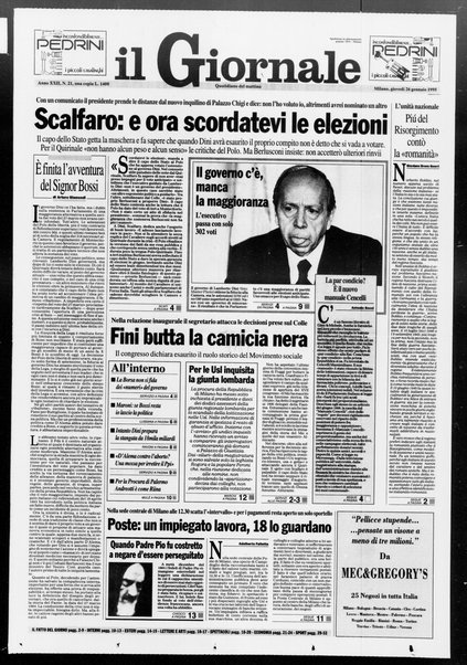 Il giornale : quotidiano del mattino